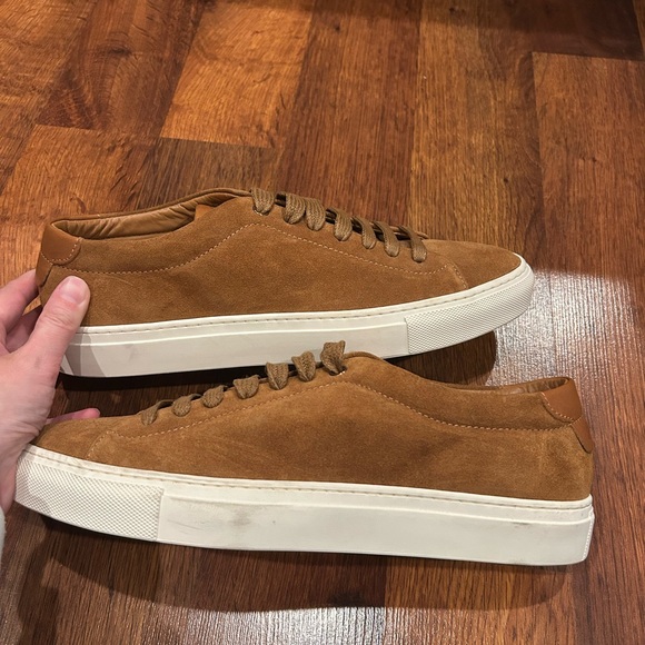 The Good Man Brand Edge Low Top In Suede Size 9 Brand New Brown Snuff Men’s - Picture 6 of 7